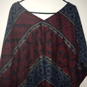 Hollister Poncho Sweater